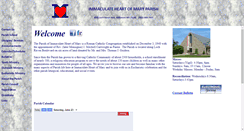 Desktop Screenshot of immaculateheartofmary.com