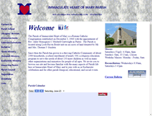 Tablet Screenshot of immaculateheartofmary.com